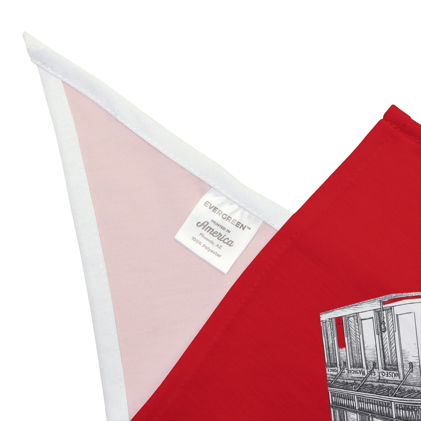 Vintage Building 1937 Pet Bandana- Puerto Rico