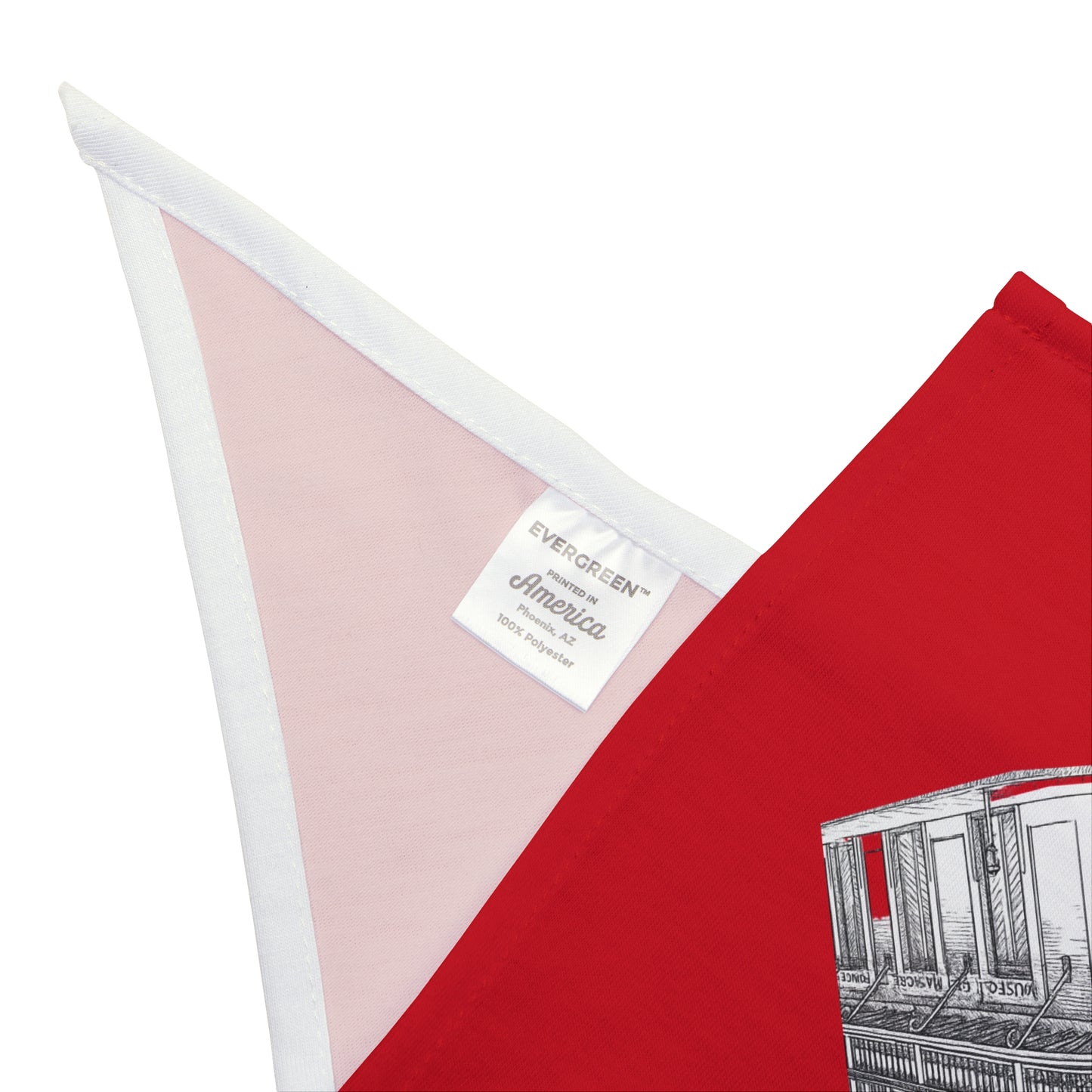 Vintage Building 1937 Pet Bandana- Puerto Rico
